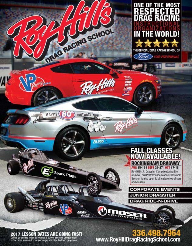 Roy Hills Drag Racing School Ad Design By A Digital Mind