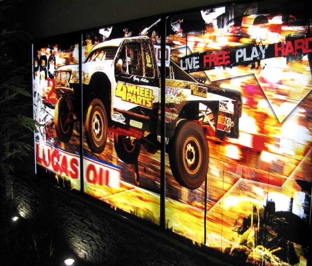 4 Wheel Parts Light Box Durtrans Display Designed By A Digital Mind