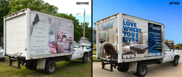 Bountiful Interiors Truck Wrap Design By A Digital Mind