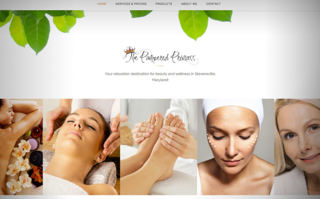 The Pampered Princess Stevensville Maryland Website Design By A Digital Mind